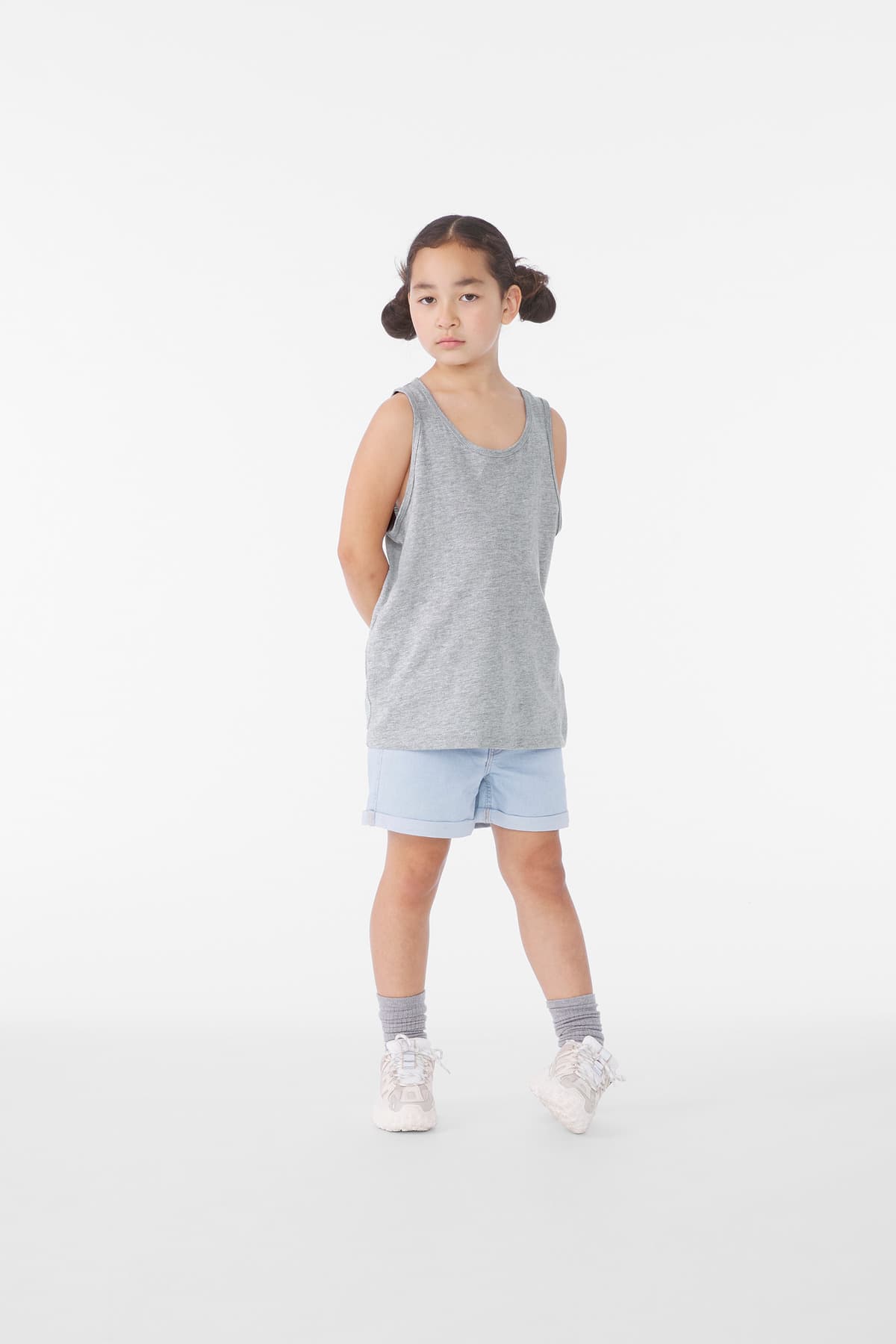BELLA+CANVAS Youth Heather CVC Tank BC3480YCVC